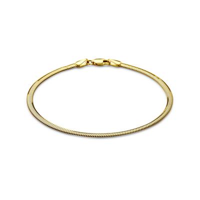 14k Gouden Slang Armband 2,6 mm - 18 cm Damesarmband