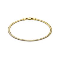 14k Gouden Slang Armband 2,6 mm - 18 cm Damesarmband