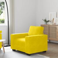 Sofastoel Geel 60 cm Fluweel
