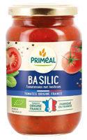 Primeal Tomatensaus bascilicum uit Frankrijk bio 350 Gram