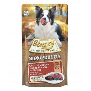 Stuzzy Dog Grain Free Monoprotein Rund met bosbes nat hondenvoer 150 gr. 4 x (12 x 150 g)