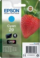 Epson inktcartridge 29, 180 pagina&apos;s, OEM C13T29824012, cyaan