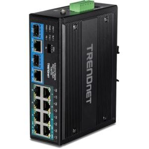 Trendnet TI-BG104 netwerk-switch Unmanaged Gigabit Ethernet (10/100/1000) Power over Ethernet (PoE) Zwart