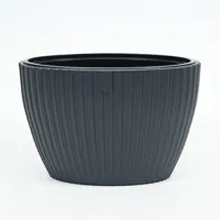 Vita bloempot Mika ovaal 40 antraciet