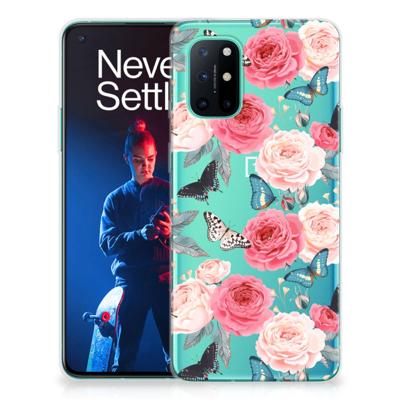 OnePlus 8T | TPU Case | Butterfly Roses OnePlus 8T | TPU Case | Butterfly Roses