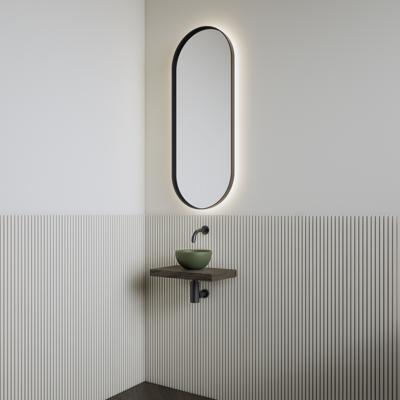 Fonteinset | BWS Leto | Planchet Charcoal | Waskom Mat Olijf Groen
