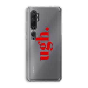 Ugh: Xiaomi Mi Note 10 Pro Transparant Hoesje