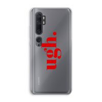 Ugh: Xiaomi Mi Note 10 Pro Transparant Hoesje
