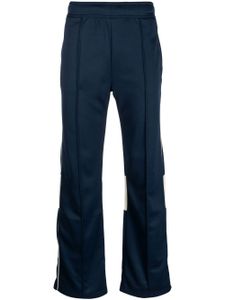 Wales Bonner pantalon de jogging Kola à logo brodé - Bleu