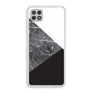 Combinatie marmer: Samsung Galaxy A22 4G Transparant Hoesje