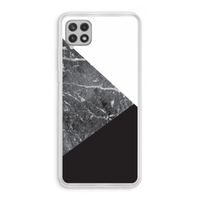 Combinatie marmer: Samsung Galaxy A22 4G Transparant Hoesje