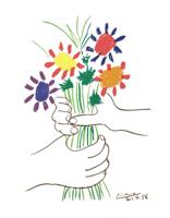 Kunstdruk Pablo Picasso - Bouquet 60x80cm
