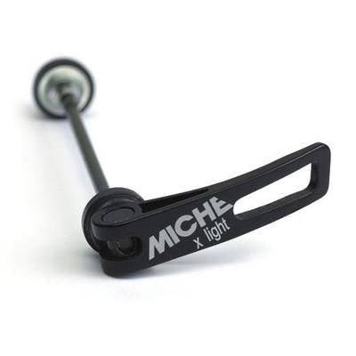 Miche quickrelease set (v+a) x-light zwart lengte 147/180 mm