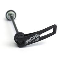 Miche quickrelease set (v+a) x-light zwart lengte 147/180 mm