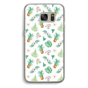 Ananas bladeren: Samsung Galaxy S7 Transparant Hoesje
