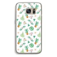 Ananas bladeren: Samsung Galaxy S7 Transparant Hoesje