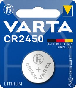 Batterij Varta knoopcel CR2450 lithium blister ÃƒÆ’ 1stuk