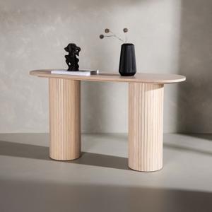 Nohr Sidetable Fionna 130cm - Whitewash - Ovaal