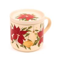Christmas Botanicals Porselein Mok & Onderzetter Set