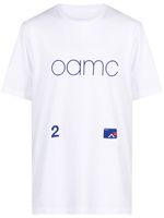 OAMC t-shirt en coton à logo imprimé - Blanc - thumbnail