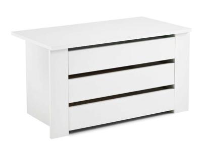 Ladeblok SALSA 3 lades 73 cm wit