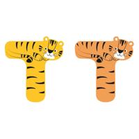 Small Foot - houten dieren kinderletter - t