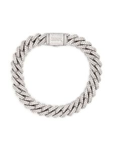 DARKAI bracelet Prong Pavé serti de cristaux - Argent