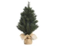 Mini kerstboom tafelboom Malmo miniboom h75 cm groen/wit Everlands - Everlands
