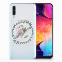 Samsung Galaxy A50 Telefoonhoesje met Naam Boho Dreams - thumbnail