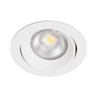 BR0003 LED-inbouwarmatuur Rond kantelbaar GU10-fitting Wit