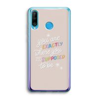Right Place: Huawei P30 Lite Transparant Hoesje