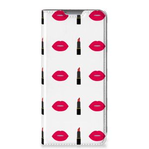 Xiaomi 12 | 12X Hoesje met Magneet Lipstick Kiss