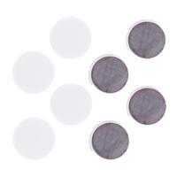 Benson koelkast Magneten rond - Wit - 12x stuks - D35 mm - magneetjes Benson koelkast Magneten rond - Wit - 12x stuks - D35 mm - magneetjes