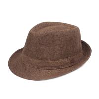 Brown Fashion Seaside Sun Visor Hat vouwen netto oppervlakte Jazz hoed grootte: 58cm