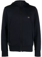 Tommy Hilfiger hoodie zippé à logo imprimé - Bleu - thumbnail