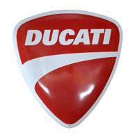 Ducati Logo Emaille Bord - 47 x 50cm Ducati Logo Emaille Bord - 47 x 50cm