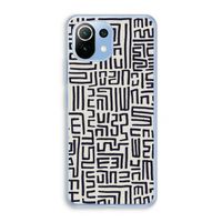 Moroccan Print: Xiaomi Mi 11 Lite Transparant Hoesje