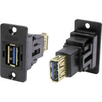 Adapter, Bus, inbouw USB-bus type A - USB-bus type A CP30605NX Cliff 1 stuk(s)