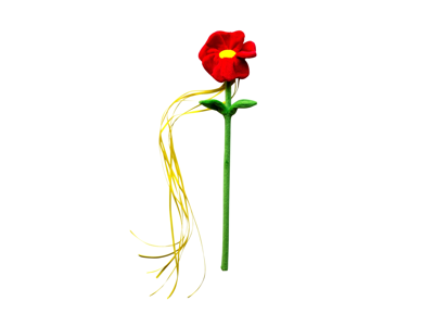 Karlie Honden- of kattenspeelgoed (zonnebloem/rood)