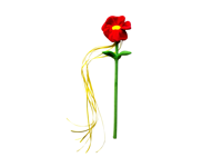 Karlie Honden- of kattenspeelgoed (zonnebloem/rood)
