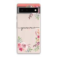 Rozen: Google Pixel 6 Transparant Hoesje