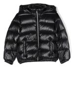 Herno Kids veste matelassée à capuche - Noir