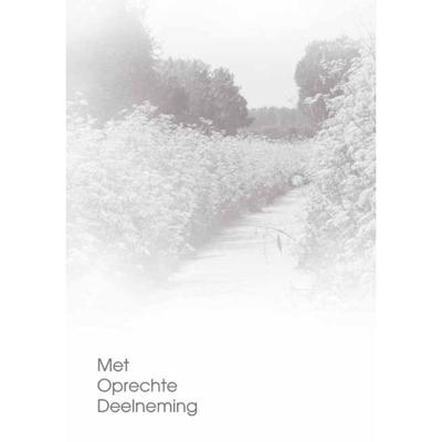 Wenskaarten Rouw pak a 10 stuks