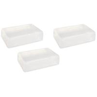 Kreativ zeep/gietzeep transparant - 3x zakjes - 600 gram - DIY - Zelf zeepjes maken - Plantaardig/ve Kreativ zeep/gietzeep transparant - 3x zakjes - 600 gram - DIY - Zelf zeepjes maken - Plantaardig/ve