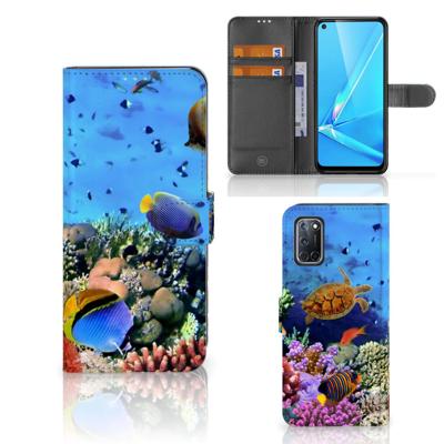 OPPO A72 | OPPO A52 | Telefoonhoesje | Met pasjeshouder | Vissen