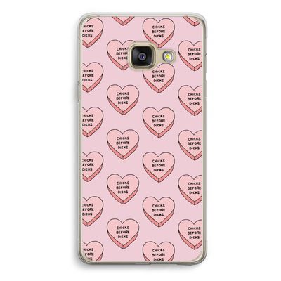 Chicks before dicks: Samsung A3 (2017) Transparant Hoesje