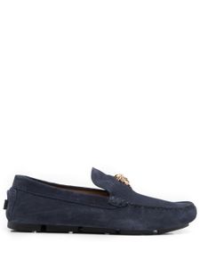 Versace mocassins La Medusa en daim - Bleu