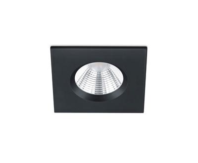 Trio Badkamer inbouwspotZagros met led vierkant zwart - 650610132