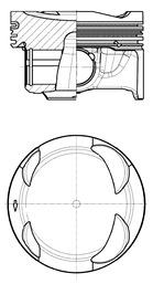 Kolbenschmidt Zuiger 41108600