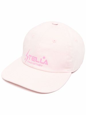 Stella McCartney casquette à logo imprimé - Rose